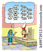 Joseph interprets the Pharaoh's Dreams Joseph interprets the Pharaoh's Dreams