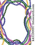 Mardi Gras Beads Background Mardi Gras Beads Background