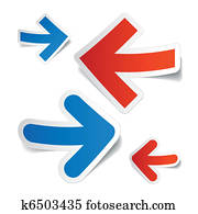 Arrows stickers Arrows stickers