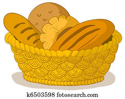 Bread in a basket Bread in a basket
