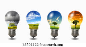 light bulb with nature light bulb with nature
