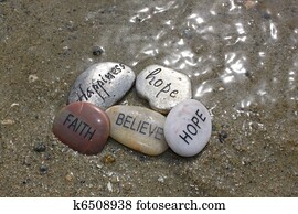 meditation rocks in the water
