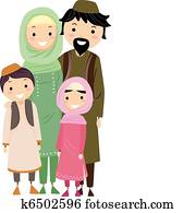 Muslim Family