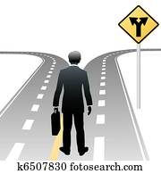 בן אדם של עסק, החלטה, כיוונים, תמרור