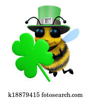 3d St Patricks day bee 3d St Patricks day bee