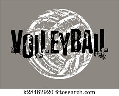 afligido, voleibol