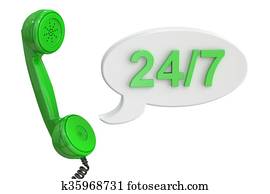 call center concept, 3D rendering call center concept, 3D rendering