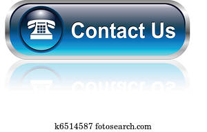contact us icon, button contact us icon, button