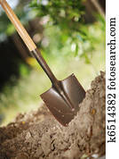 Digging soil