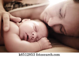 newborn niemowlę, spanie