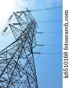poder, torre transmissão