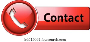 Telephone, contact icon button. Telephone, contact icon button.