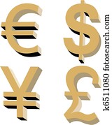 ten, bázický, world currencies