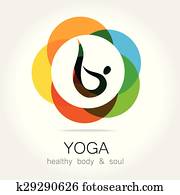 yoga, hälsa, kropp, själ
