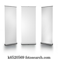 Blank roll-up posters Blank roll-up posters