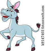 burro, caricatura