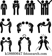 Business Manner Greetings Gesture Business Manner Greetings Gesture