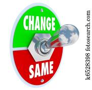Change vs Same - Choose to Improve Your Situation