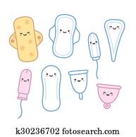 cute, higiene feminina, produtos