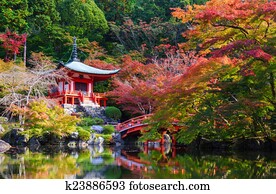 Daigoji Temple in Autumn, Kyoto, Japan Daigoji Temple in Autumn, Kyoto, Japan