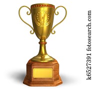 Gold trophy cup Gold trophy cup