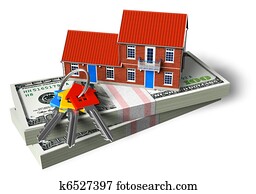 vastgoed, financieel concept