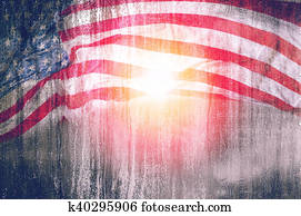 bandeira eua, grunge, background,for, 4th, july,memorial, dia, ou, veterans, day.