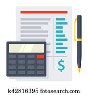 Budgeting Vector Icon