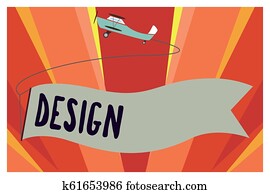 Conceptual hand writing showing Design. Business photo showcasing plan drawing produced to show look function or workings of building Conceptual hand writing showing Design. Business photo showcasing plan drawing produced to show look function or workings of building