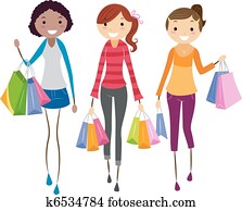 Girls Shopping