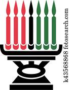 Kwanzaa candleholder Kwanzaa candleholder