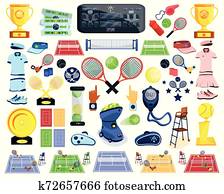 Tennis sport set Tennis sport set
