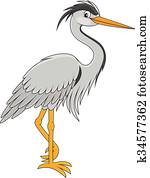 Heron Clip Art | Our Top 1000+ Heron Vectors | Fotosearch