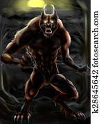Werewolf portrait Werewolf portrait