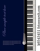 פסנתר, עם, מיקרופון