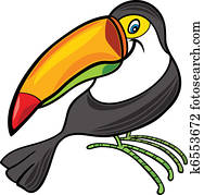 cartoon toucan