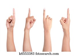 finger pointing