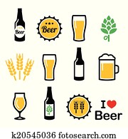 セット の ビール アイコン クリップアート K1866 Fotosearch セット の ビール アイコン クリップアート K1866 Fotosearch