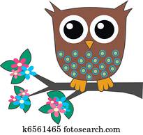 a cute little brown owl a cute little brown owl