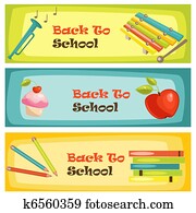 Back to school banners Back to school banners