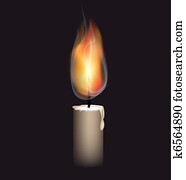 burning candle burning candle