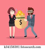 Business fighting for money