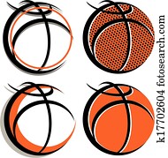 gráfico, basquetebol