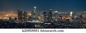 Los Angeles at night Los Angeles at night
