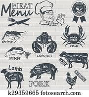 Meat menu Meat menu