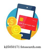 NFC technology concept