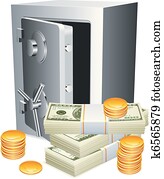 Safe and money. Safe and money.
