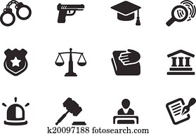 satz, von, gerechtigkeit, und, polizei, heiligenbilder