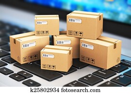 Shipping and logistics concept Shipping and logistics concept