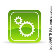 ירוק, מכני, הילוכים, איקון